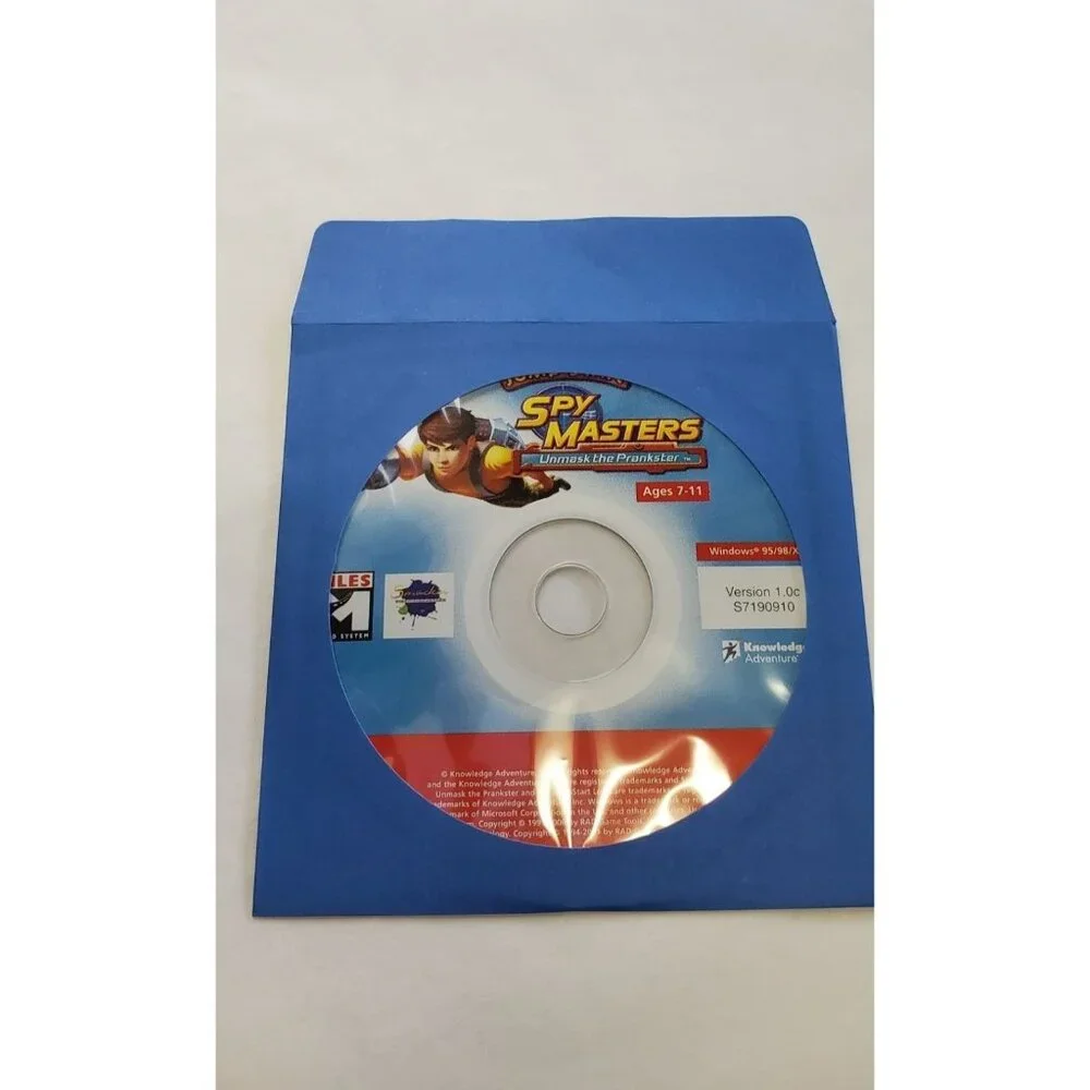 JumpStart Spy Masters: Unmask The Prankster PC CD-ROM 2001 - DISC ONLY!